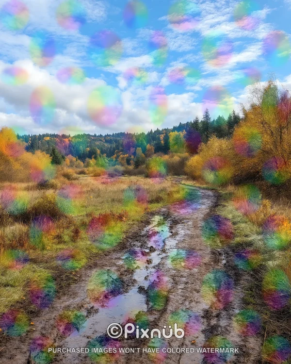 Cross Country - Muddy Trail - Digital Background - Image 3