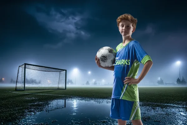 Night Keeper - Soccer - Digital Background