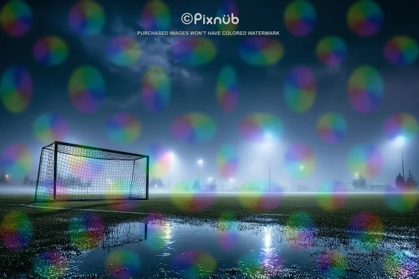 Night Keeper - Soccer - Digital Background - Image 2