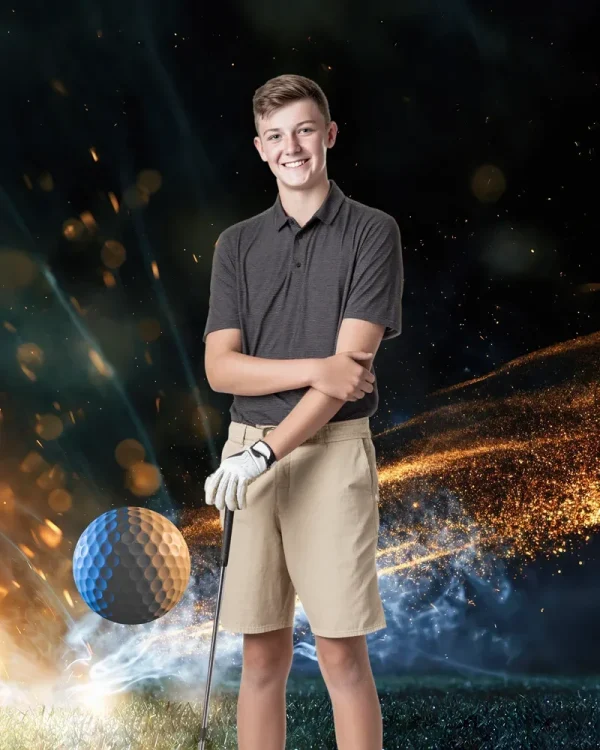 Golf Ball Sparks - Digital Background