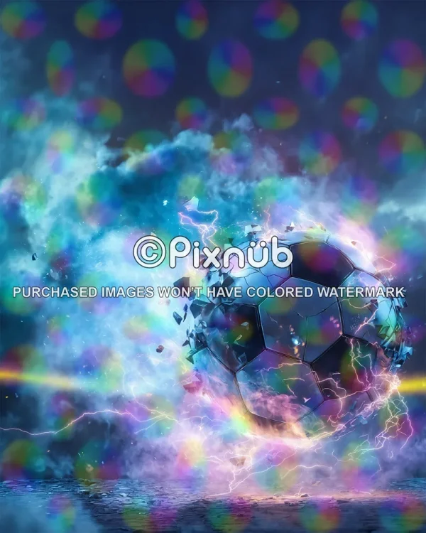 Lightning Kick - Digital Background - Image 2