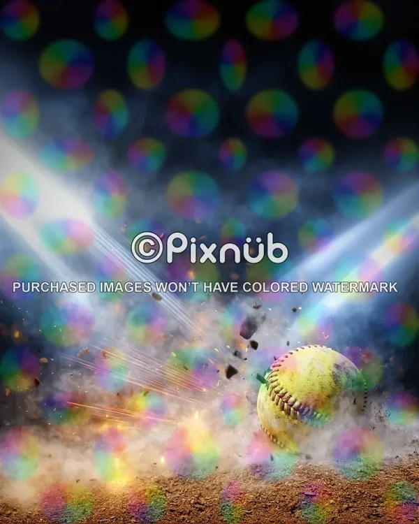 Power Pitch Softball - Digital Background - Image 2