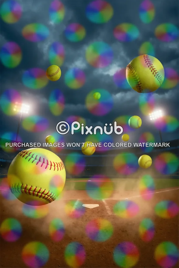 Softball Storm - Digital Backgrounds - Image 2