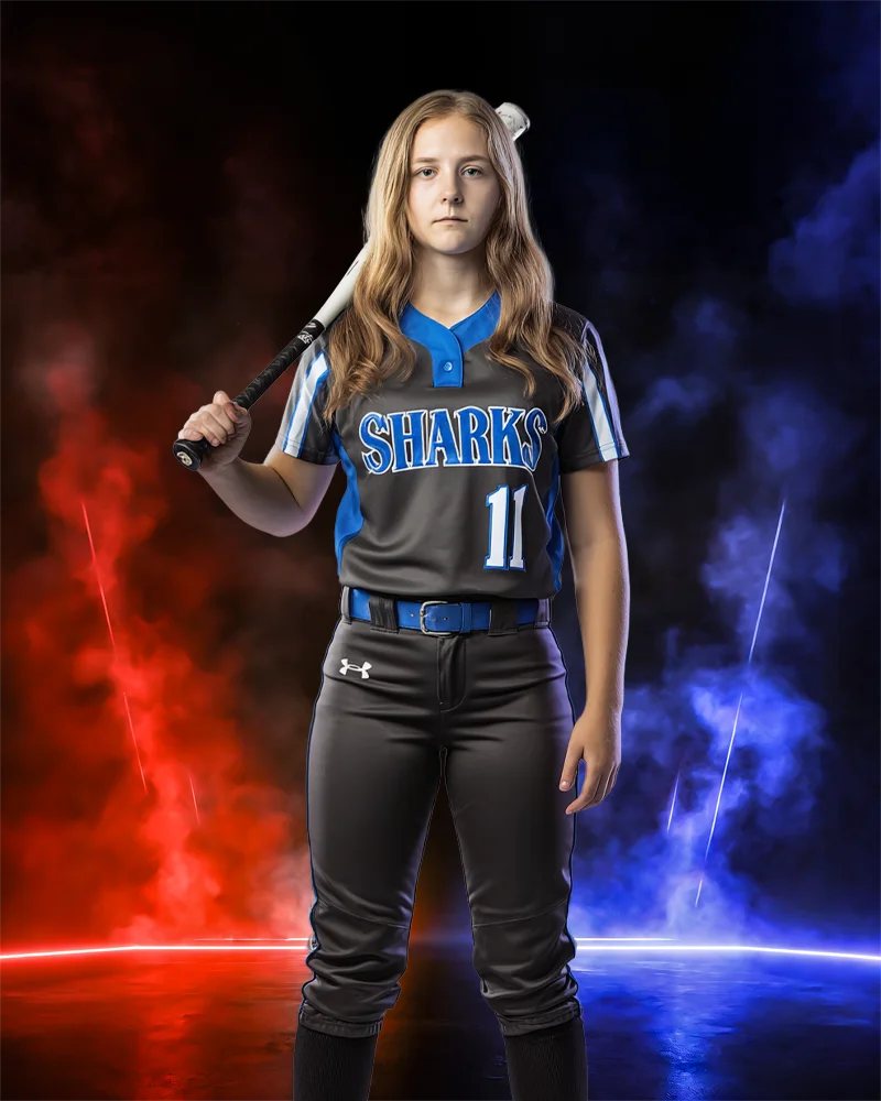 Dual Color Smoke and Lights - Digital Background