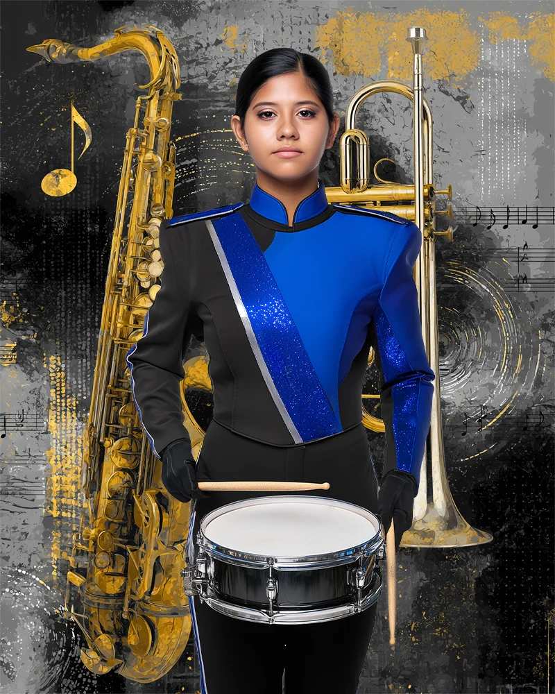 Grunge School Band - Digital Background - Image 2