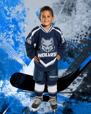 Grunge Paint Hockey - Digital Background