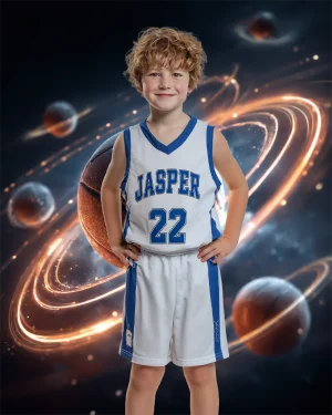 Space Basketball - Digital Background