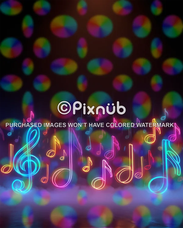 Vibrant Melody - Digital Background - Image 3