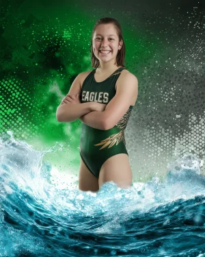 Grunge Swimming - Digital Background