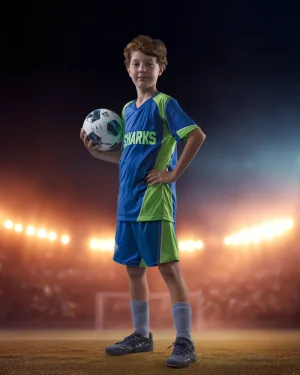 Soccer Spotlight - Digital Background