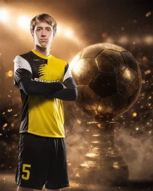 Soccer Trophy - Digital Background