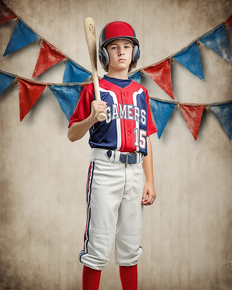 Baseball Flags - Digital Backgrounds (Set of 4) - Image 3