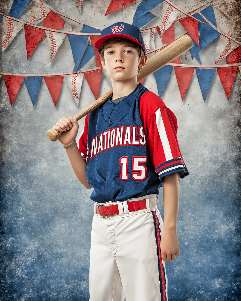 Baseball Flags - Digital Backgrounds (Set of 4) - Image 4