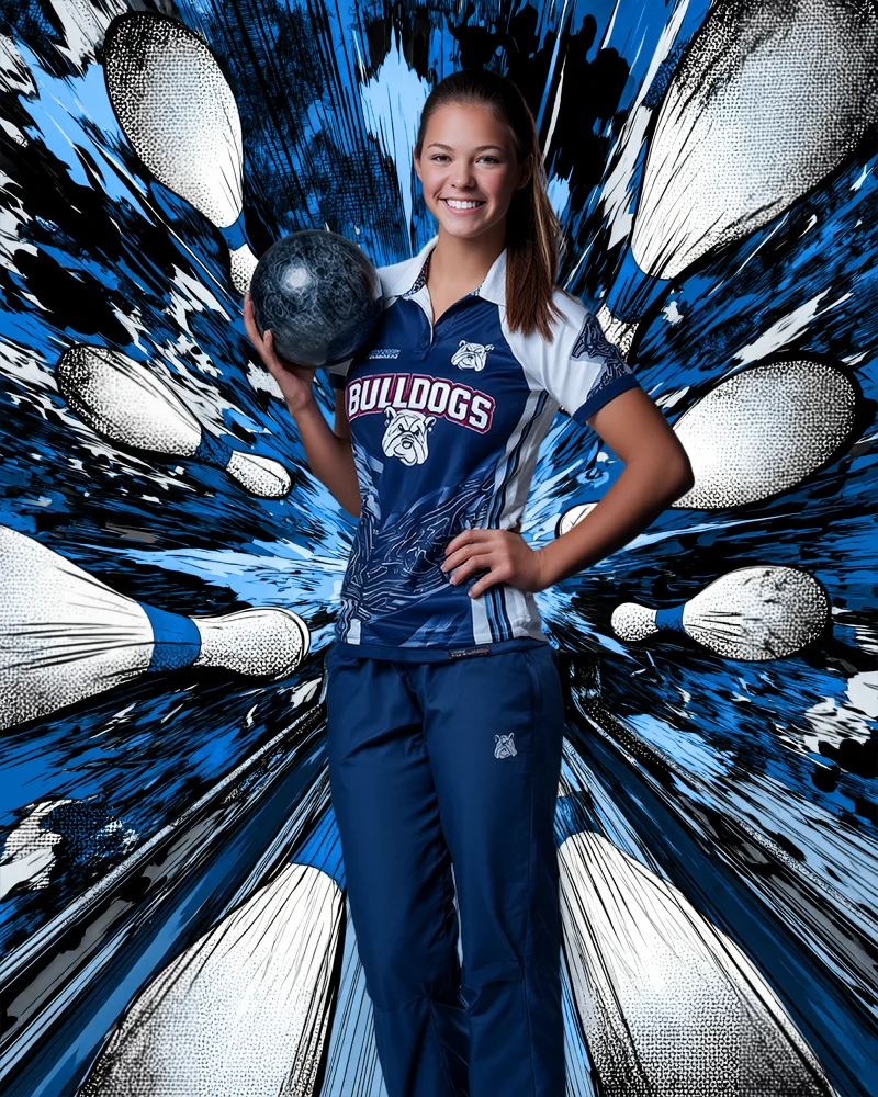 Comic Pow Bowling - Digital Background - Image 2