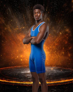 Comic Pow Wrestling - Digital Background