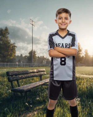 Soccer Bench - Digital Background