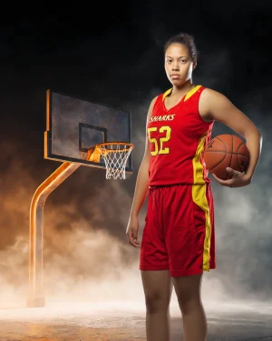 Basketball Fog - Digital Background