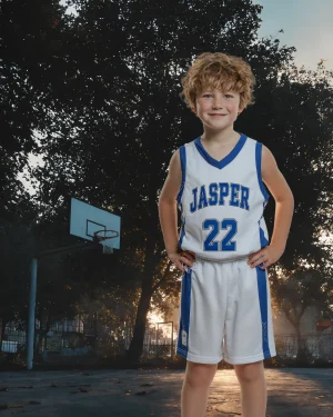 Basketball at the Park - Digital Background