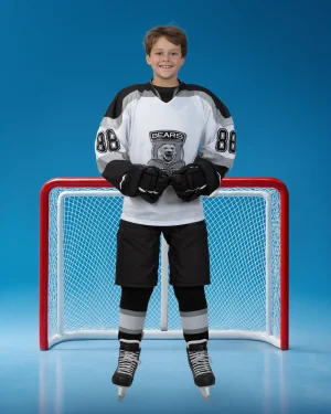 Clean Simple Hockey Net - Digital Background