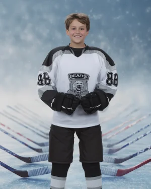 Hockey Stick Walkway - Digital Background