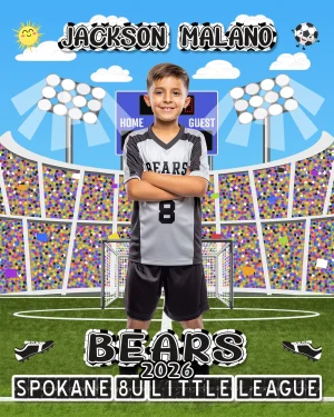 Peewee Vector Soccer - Dynamic PSD/SPA Template