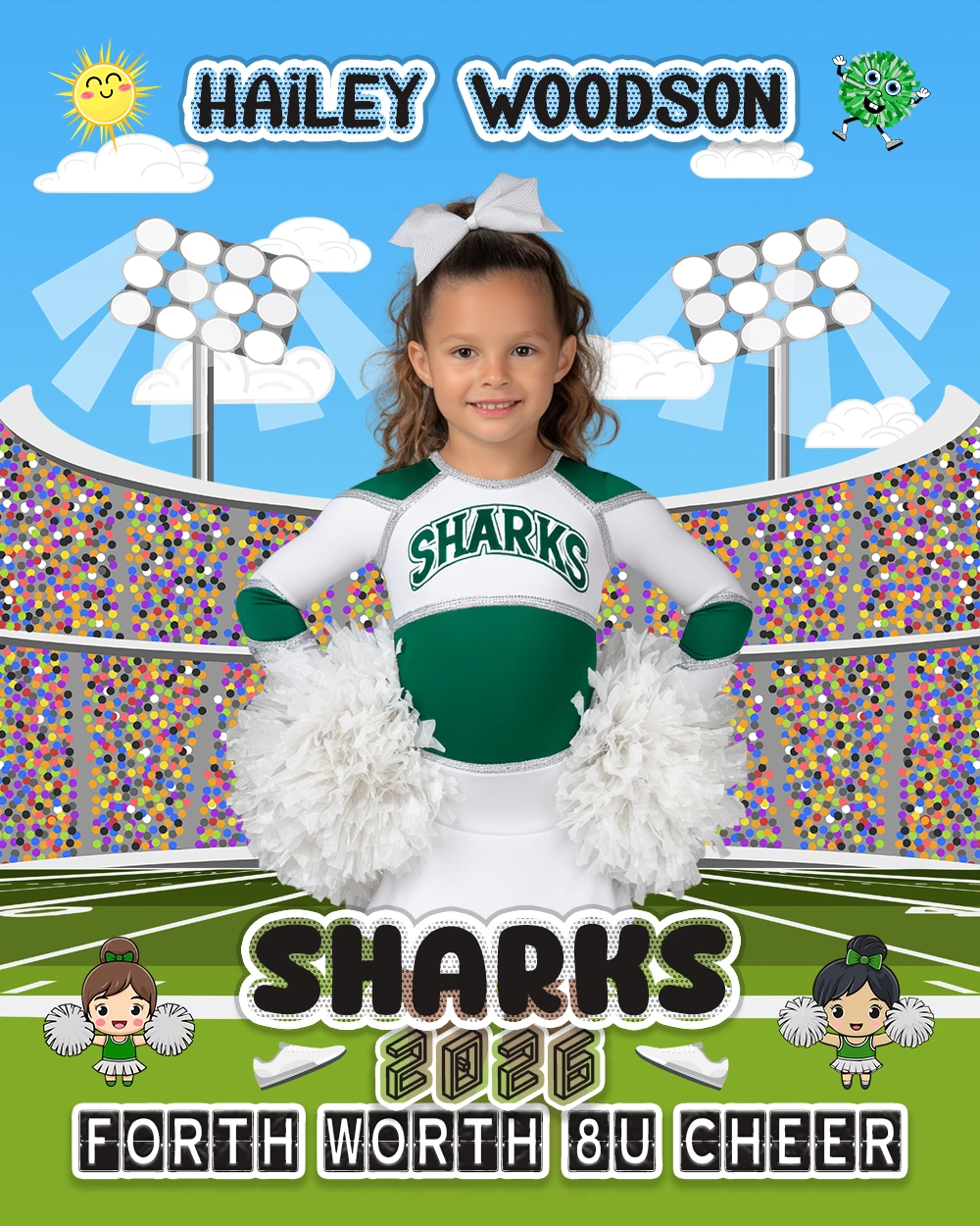 Peewee Vector Football/Cheer - Dynamic PSD/SPA Template - Image 3