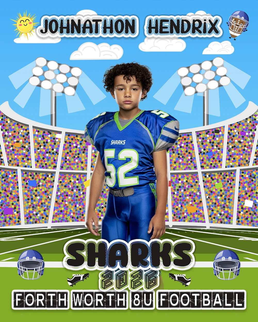 Peewee Vector Football/Cheer - Dynamic PSD/SPA Template - Image 5