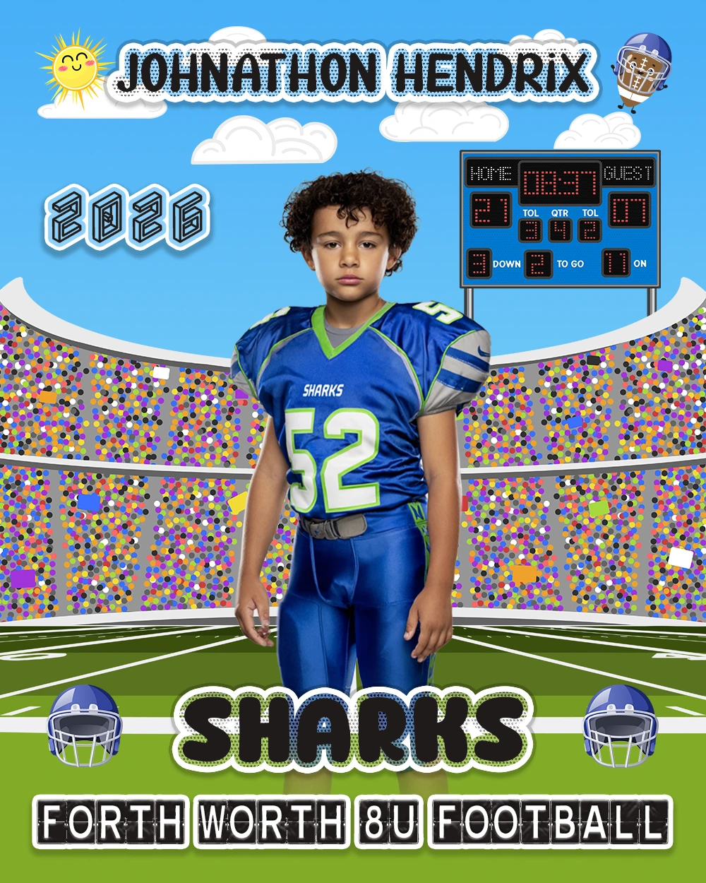 Peewee Vector Football/Cheer - Dynamic PSD/SPA Template - Image 4