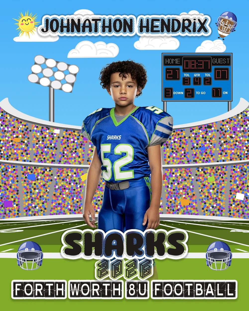 Peewee Vector Football/Cheer - Dynamic PSD/SPA Template - Image 7