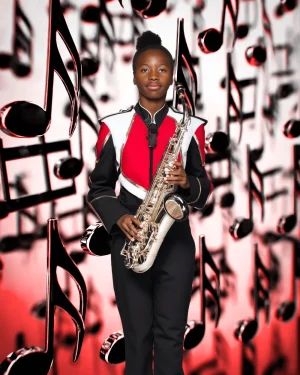 Floating Music Notes - Digital Background