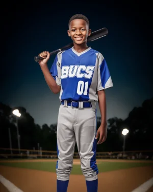 After Dark Ballpark - Digital Background