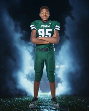 Epic Football Smoke - Digital Background