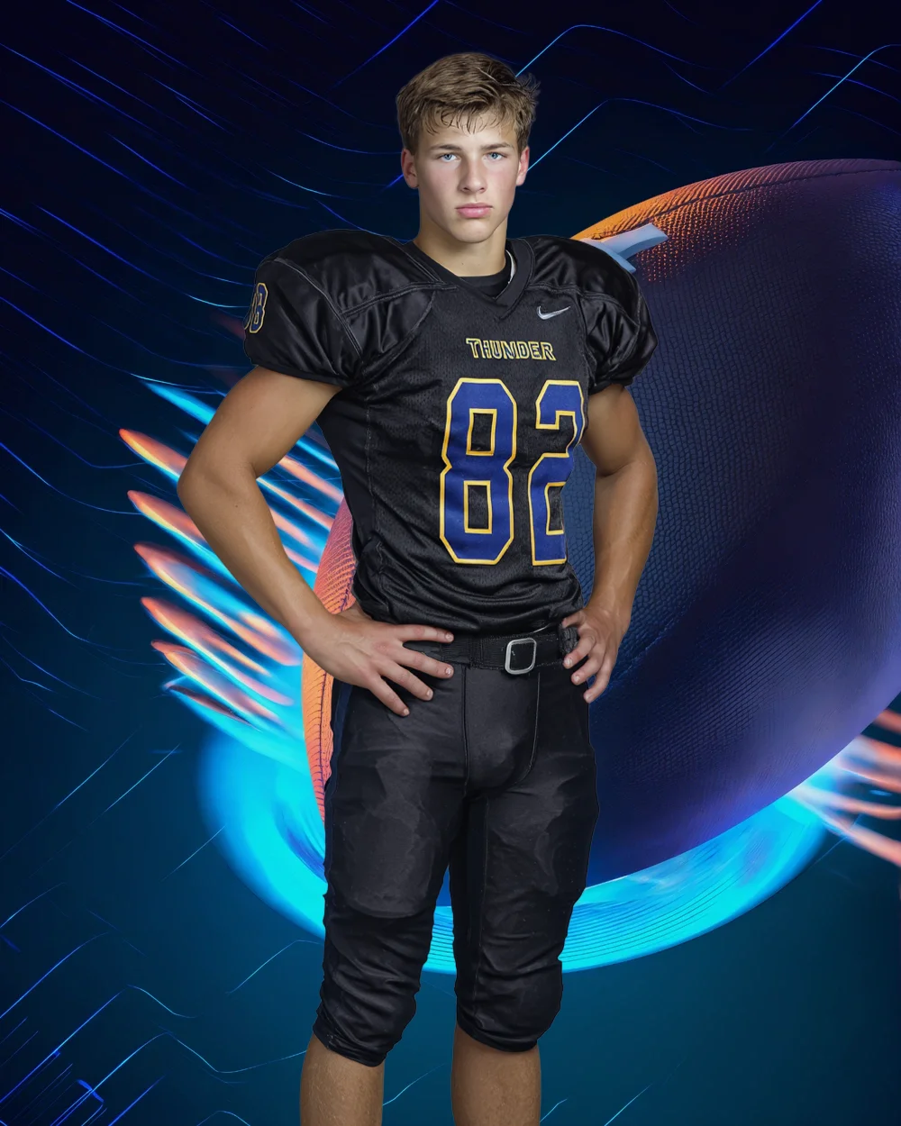 Football Charge - Digital Background