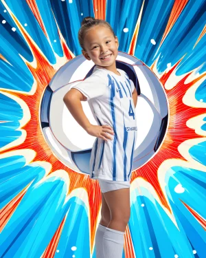 Soccer Smash - Digital Background