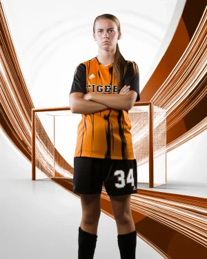 Soccer Sketch - Digital Background