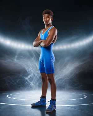 Wrestling Smoke - Digital Background