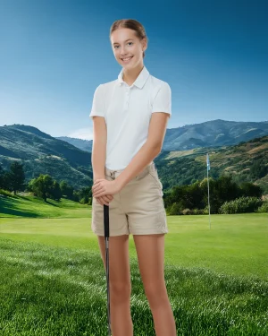 Alpine Fairway - Digital Background