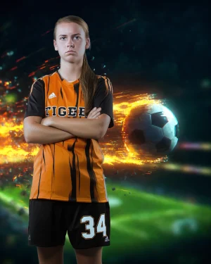Ember Soccer Strike - Digital Background