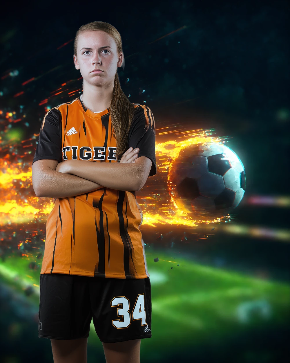 Ember Soccer Strike - Digital Background