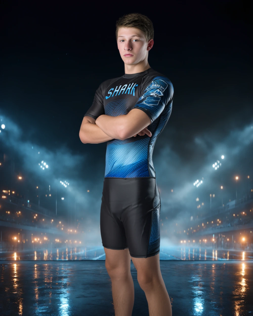 Midnight Swim - Digital Background