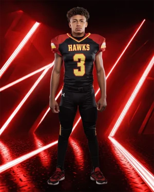 Neon Corridor - Digital Background