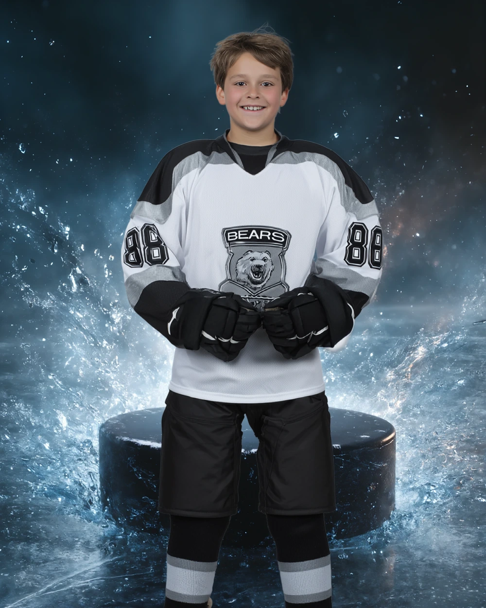 Puck Impact - Digital Background