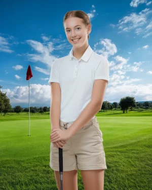 Quiet Greens Fairway - Digital Background