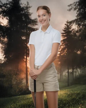 Sunset Golf - Digital Background