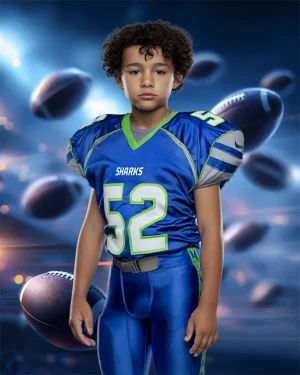 Flight of the Footballs - Digital Background