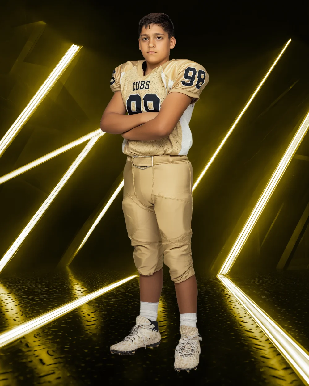 Neon Corridor - Digital Background - Image 4