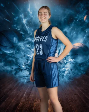 Basketball Shatterpoint  - Digital Background